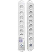 Qoltec 50293 surge protector White 8 AC outlet(s)