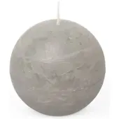 Spaas - Bolkaars rustiek d8 cm lichtgrijs