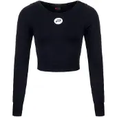 Pure Vrouwen, Sportief shirt, Sportief shirt met lange mouwen voor vrouwen (S), Zwart, S