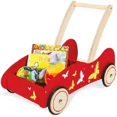 Pinolino Loopwagen Kimi met vlinders rood - Rood