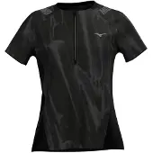 Mizuno Trail Graphic T-shirt Met Korte Mouwen Zwart XS Vrouw