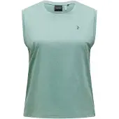 Peak Performance Explore Graphic Mouwloos T-shirt Groen XS Vrouw