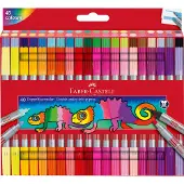 Faber Castell Set Of 40 Double-ended Felt-tip Pencils Colours Veelkleurig Kinderen