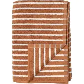 Scandi Living Drift badhanddoek 100x150 cm Bruin-wit