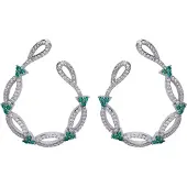 Avant Garde Oorbellen 'Milena' zilver