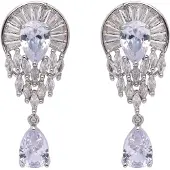 Avant Garde Oorbellen 'Fridaia' zilver