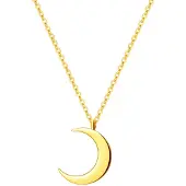 Hey Happiness Ketting 'Halbmond' goud