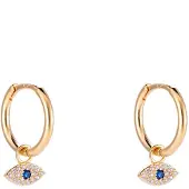 Cala Rose Oorbellen 'EVIL EYE' goud