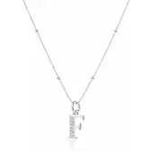 Hey Happiness Ketting 'Letter F' zilver