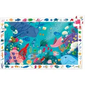 Djeco Observatiepuzzel Aquatisch DJECO blauw