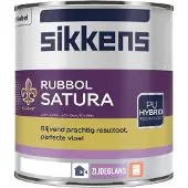 Sikkens Rubbol Satura | Zijdeglans Lakverf Buiten 1 LTR - Wit