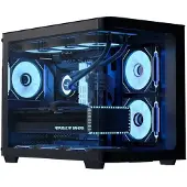 Aerocool P300c Argb Tempered Glass Pc-behuizing Zwart