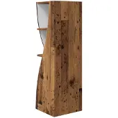 vidaXL Hoekkast 32x32x102cm Bewerkt hout Oudhout