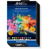 Staedtler Artist Series Big Brush brushpennen - 20 kleuren met blender