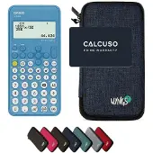 Casio fx-82NL incl. WYNGS Beschermhoes Blauw - Wetenschappelijke Rekenmachine - Basis Pakket