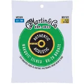 Martin strings MA150S AUTHENTIC SILKED MEDIUM 80/20 BRONZE MEDIUM 13-17-26-35-45-56