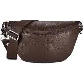Mandarina Duck Leren gordeltas schoudertas Mellow Leather Bum Bag Espresso donkerbruin