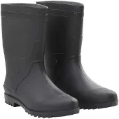 vidaXL Regenlaarzen maat 45 PVC zwart