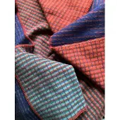 Røros Tweed Roros Tweed | lamswollen plaid | AGNES | rood/blauw/blauw