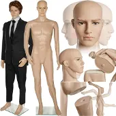 TecTake - etalagepop paspop model "heren"- demonteerbaar - 402662