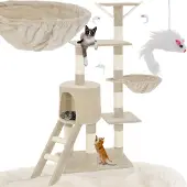 TecTake Dominik Krabpaal - Beige - 144 cm