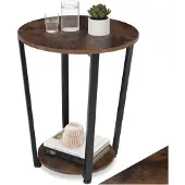 TecTake - Bijzettafel - Sidetable - industrial dark