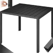 TecTake - Tuintafel Maren - Vierkant - zwart - 402954