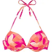 LASCANA Bikinitop beige / oranje / pink / rosa