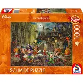 Schmidt Thomas Kinkade Studios: Disney Dreams Collectie - Mickey & Minnie Halloween Plezier (1000 stukjes)