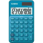 Adlibris SL-310UC-BU - Zakrekenmachine - 10-cijferig display - Zonne- en batterijvoeding - Blauw