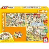 Adlibris - Legpuzzel - Plezier in de dierentuin - 3 stukjes - Kinderen - vanaf 4 jaar