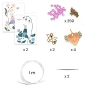 Djeco Sieraden - Heart Heishi - - OneSize - Knutselpakket