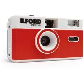 Ilford Camera Sprite 35-II Silver & Red