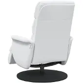 vidaXL Ligstoel Wit 98 x 71 x 106 cm PU