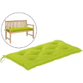 vidaXL Tuinbankkussen 100x50x7 cm oxford stof heldergroen