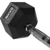 HMS Heksagonale Hex Pro rubberen halter 55 kg - geribbelde handgreep, schokbestendig