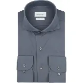 Profuomo Japanese Knitted Hemd Denim Blue