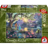 Schmidt legpuzzel Disney Princess en de Kikker - 1000 stukjes cartoon.