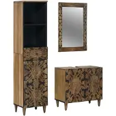 vidaXL Badkamermeubel Set 3 st Bruin 62 x 33 x 58 cm