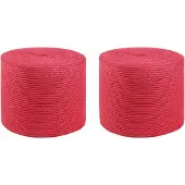 vidaXL 2 st 2 mm Rood 100% Tossa jute