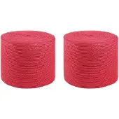 vidaXL Jute Touw 2 pcs Rood 100% Tossa jute