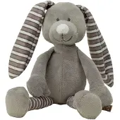 Vaco Knuffel Konijn 15 Cm Polyester Grijs