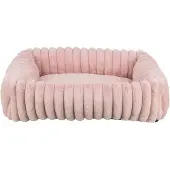 Trixie hondenmand lonni hoekig ribfluweel roze 80x60 cm