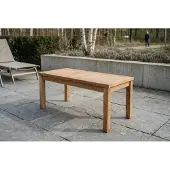 Teakea salontafel massief teak 100 x 50 x 45 cm voor tuin en loungeset