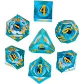 HOT Games Dobbelst.Set Oog Liquid Blauw