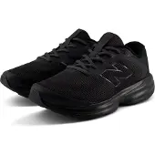 New Balance Heren Sneakers 411v4 zwart (43), Plat, Veters, Casual, Sportief, Mesh M411V4_RU
