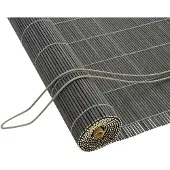 vidaXL Rolgordijn Grijs 60 x 220 cm Bamboe