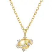 Hey Happiness Ketting 'Planet' goud