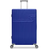 Bhppy Koffer Groot 76x51x28 cm - Reiskoffer met wielen - TSA Slot - 86L - Signature koffer Dazzling Blue