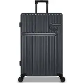 Bhppy Koffer Groot 76x51x28 cm - Reiskoffer met wielen - TSA Slot - 86L - Signature koffer Charcoal Gray